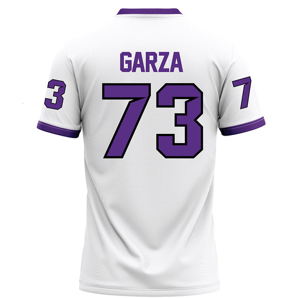 Tarleton State - NCAA Football : Rowdy Garza - White Football Jersey