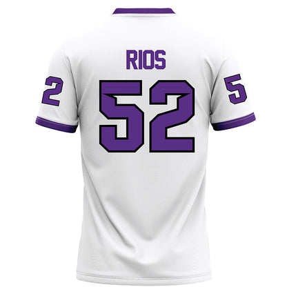 Tarleton State - NCAA Football : Robert Rios - White Football Jersey