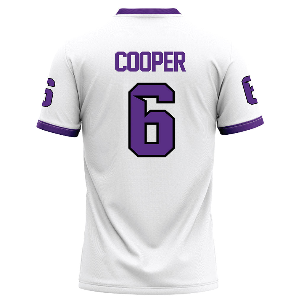 Tarleton State - NCAA Football : Darius Cooper - White Football Jersey