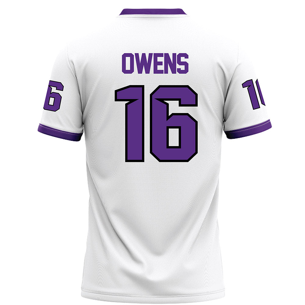 Tarleton State - NCAA Football : AJ Owens - White Football Jersey-1