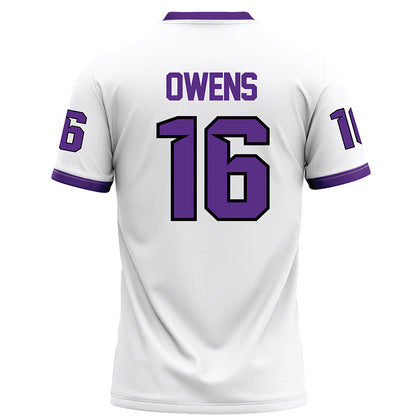 Tarleton State - NCAA Football : AJ Owens - White Football Jersey-1