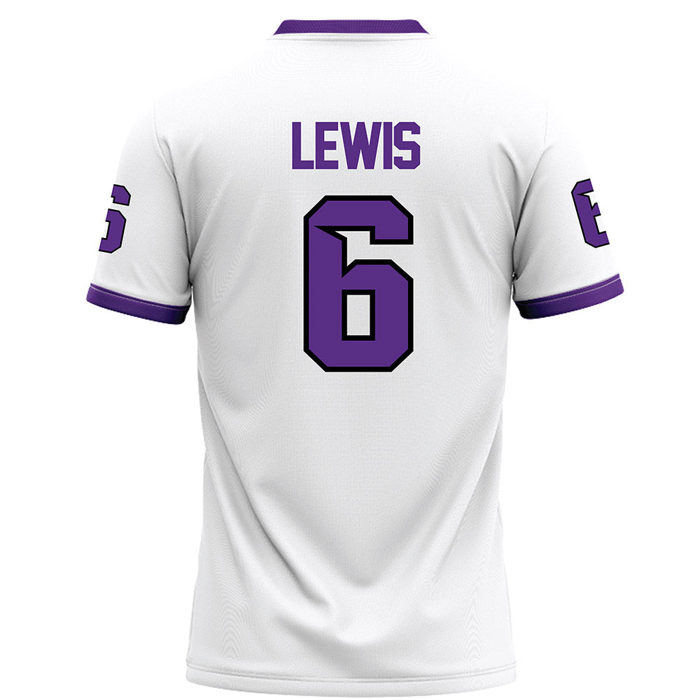 Tarleton State - NCAA Football : Caleb Lewis - White Football Jersey-1