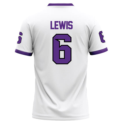 Tarleton State - NCAA Football : Caleb Lewis - White Football Jersey-1