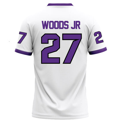 Tarleton State - NCAA Football : Stephen Woods Jr - White Football Jersey-1