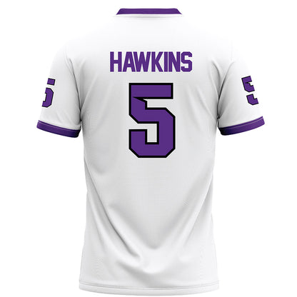 Tarleton State - NCAA Football : Dabari Hawkins - White Football Jersey-1