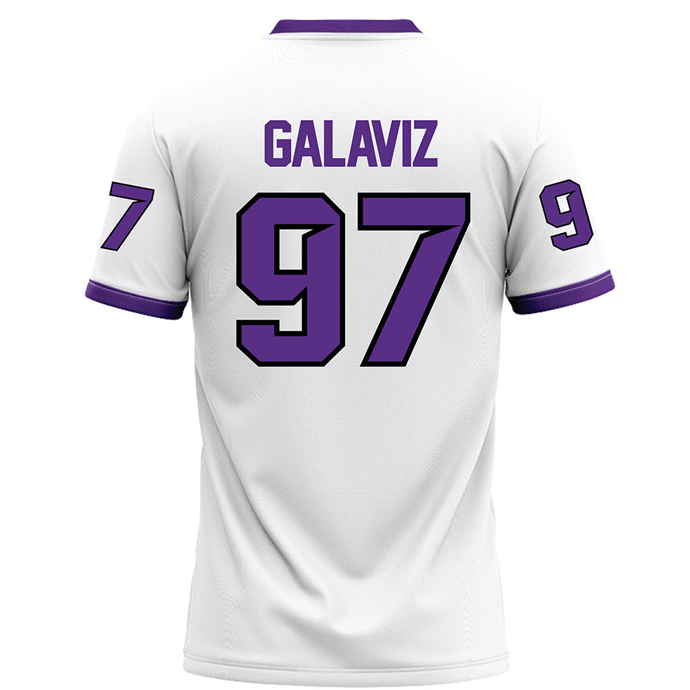 Tarleton State - NCAA Football : Gianni Galaviz - White Football Jersey