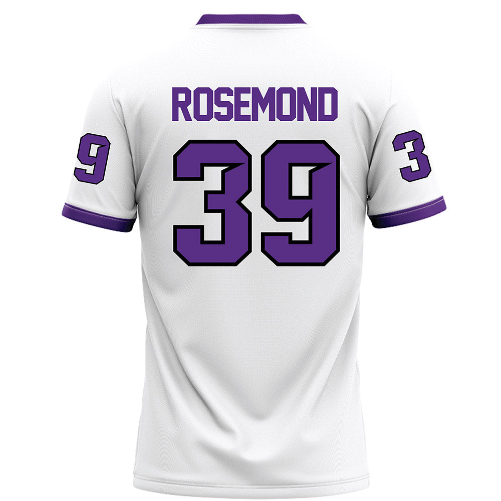 Tarleton State - NCAA Football : Deangelo Rosemond - White Football Jersey-1