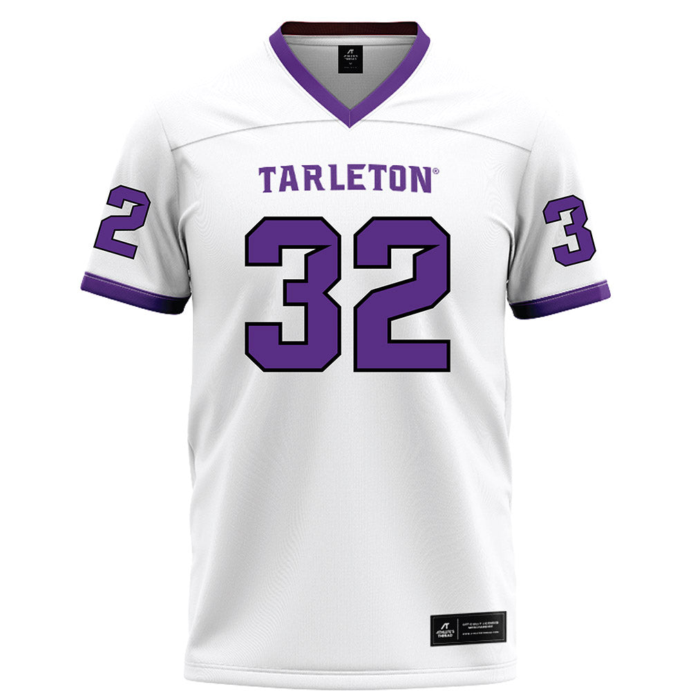 Tarleton State - NCAA Football : Kristian Dalton - White Football Jersey
