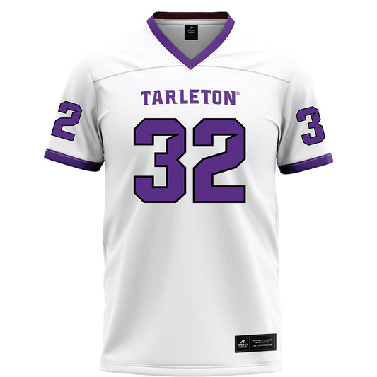 Tarleton State - NCAA Football : Kristian Dalton - White Football Jersey