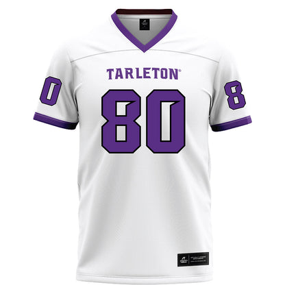 Tarleton State - NCAA Football : Dawson Otto - White Football Jersey