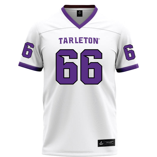 Tarleton State - NCAA Football : Jake Hall - White Football Jersey