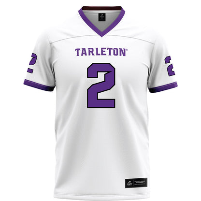 Tarleton State - NCAA Football : Cody Jackson - White Football Jersey
