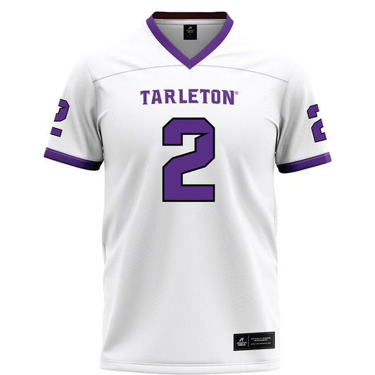 Tarleton State - NCAA Football : Cody Jackson - White Football Jersey