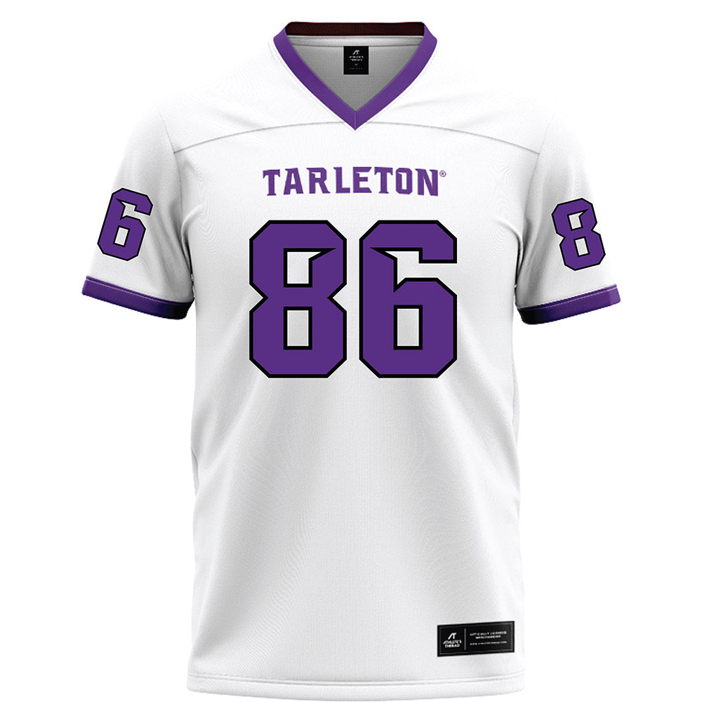 Tarleton State - NCAA Football : Matthew Bosset - White Football Jersey-0