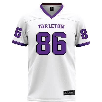 Tarleton State - NCAA Football : Matthew Bosset - White Football Jersey-0