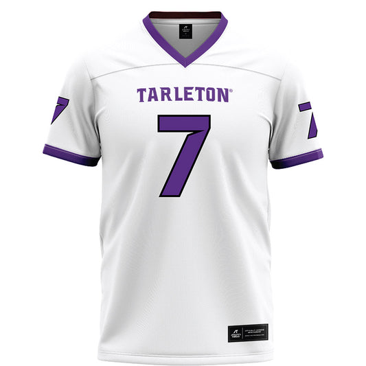 Tarleton State - NCAA Football : Marquis Willis - White Football Jersey-0
