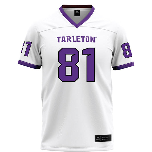 Tarleton State - NCAA Football : Fischer Ohrt - White Football Jersey