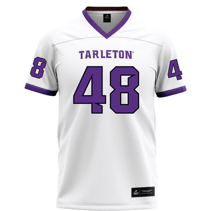 Tarleton State - NCAA Football : Reese Woerner - White Football Jersey-0