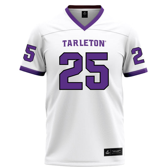 Tarleton State - NCAA Football : Steve Albert - White Football Jersey