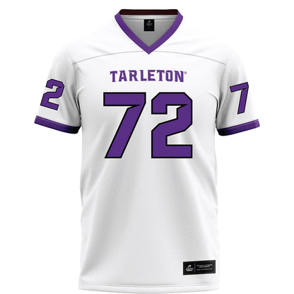 Tarleton State - NCAA Football : Alec Ambrosia - White Football Jersey-0