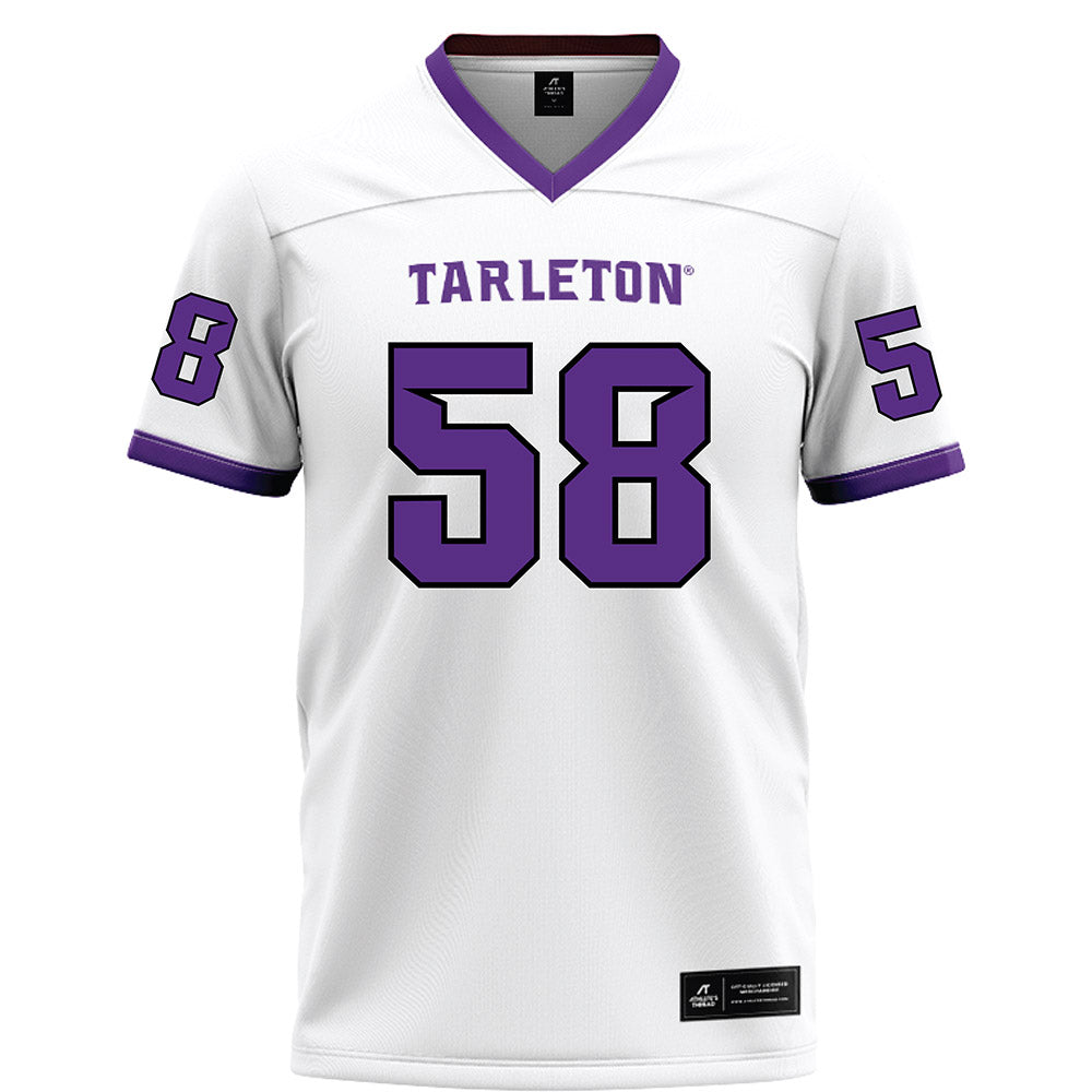 Tarleton State - NCAA Football : Artis Hall Jr - White Football Jersey