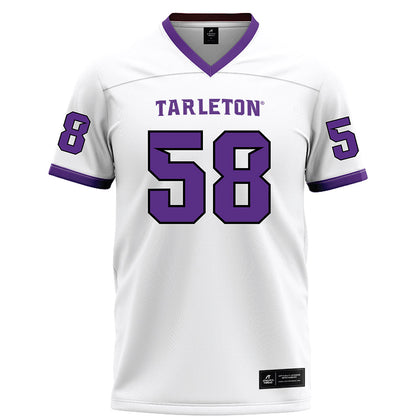 Tarleton State - NCAA Football : Artis Hall Jr - White Football Jersey