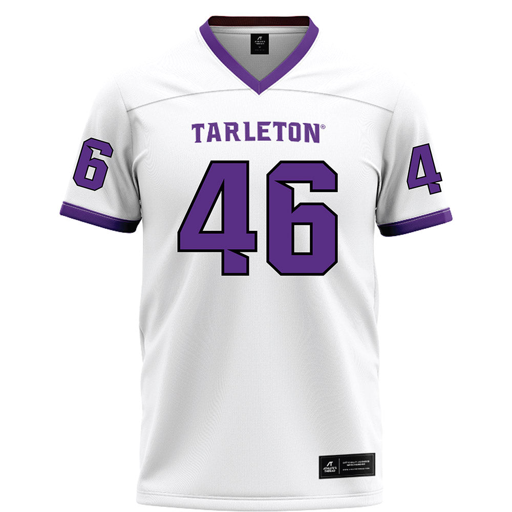 Tarleton State - NCAA Football : Brad Larson - White Football Jersey-0