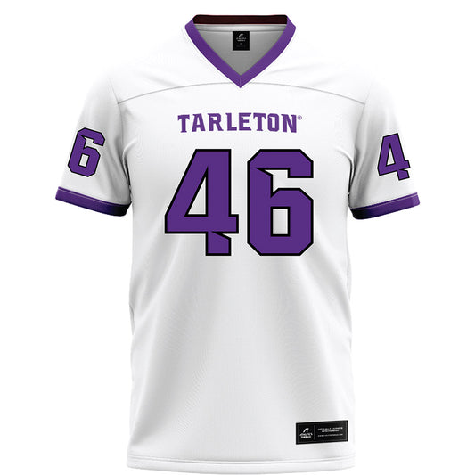 Tarleton State - NCAA Football : Brad Larson - White Football Jersey-0