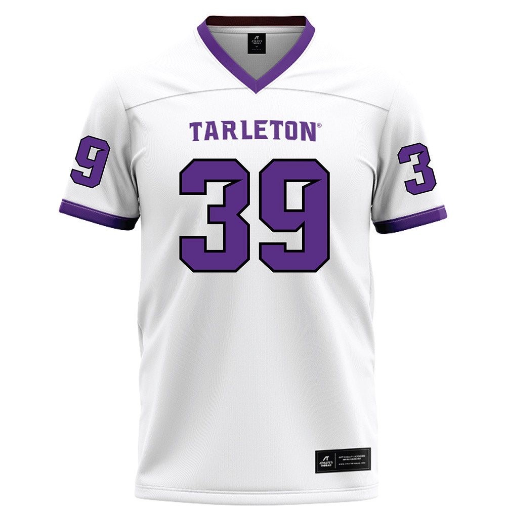 Tarleton State - NCAA Football : Deangelo Rosemond - White Football Jersey-0