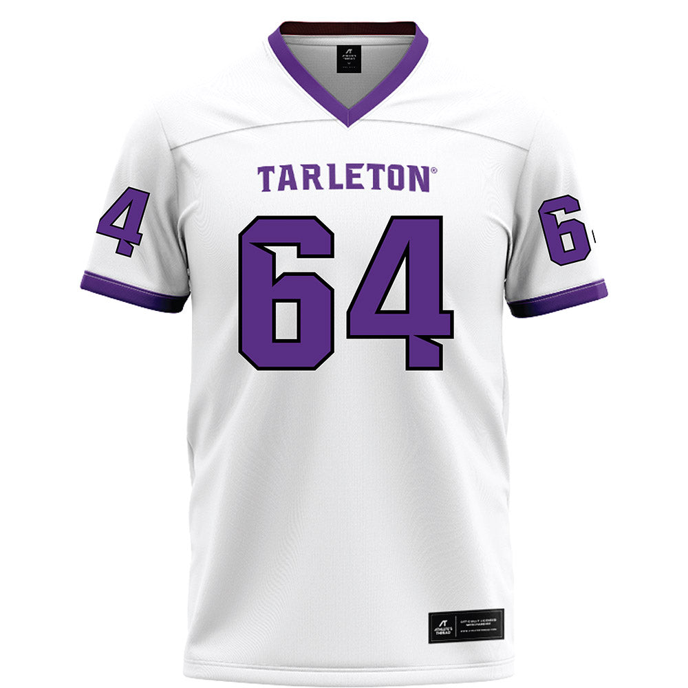 Tarleton State - NCAA Football : Rikter Connally - White Football Jersey-0
