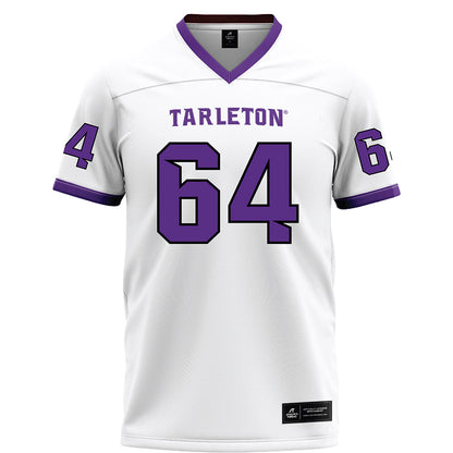 Tarleton State - NCAA Football : Rikter Connally - White Football Jersey-0