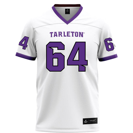 Tarleton State - NCAA Football : Rikter Connally - White Football Jersey-0