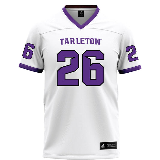 Tarleton State - NCAA Football : Andre Thomas Jr - White Football Jersey-0