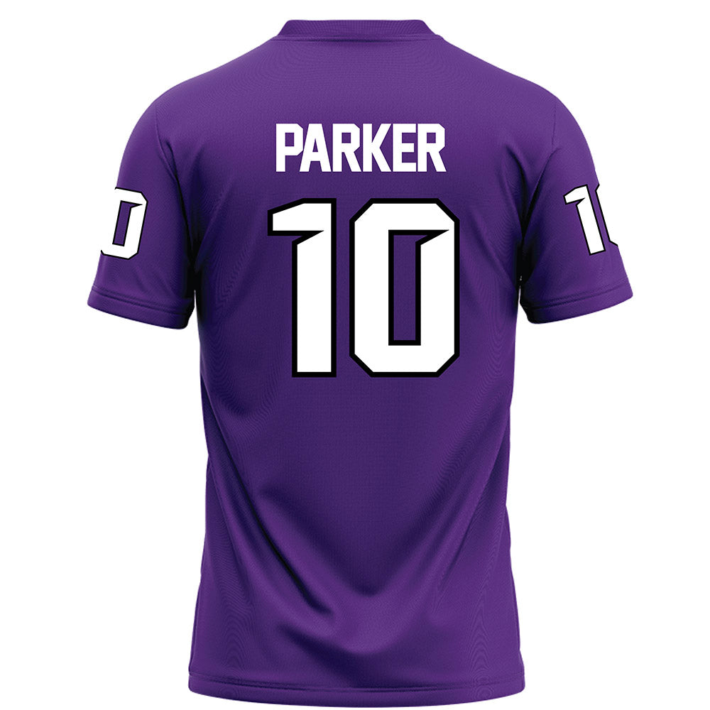 Tarleton State - NCAA Football : Bryce Parker - Purple Football Jersey-1