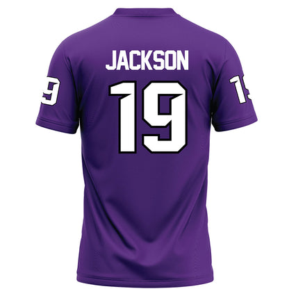 Tarleton State - NCAA Football : Kyle Jackson - Purple Football Jersey