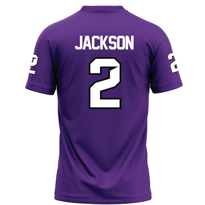 Tarleton State - NCAA Football : Cody Jackson - Purple Football Jersey