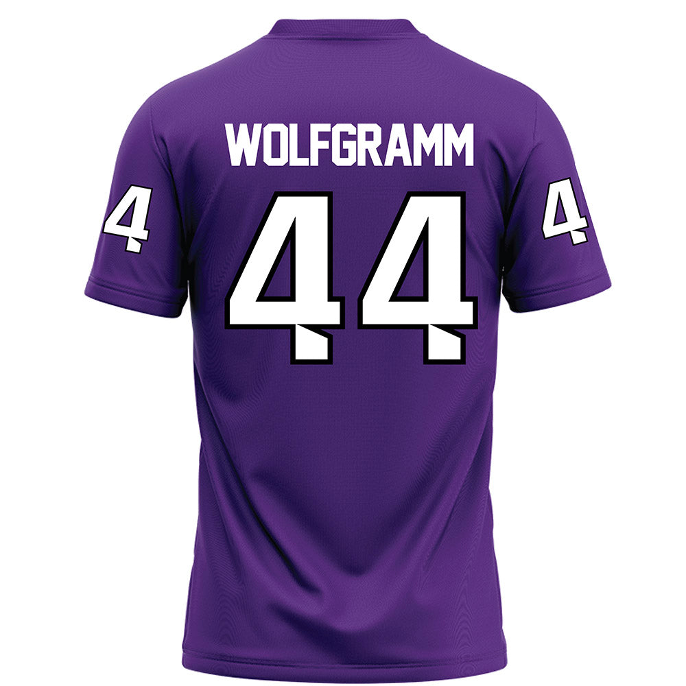 Tarleton State - NCAA Football : Vililami Wolfgramm - Purple Football Jersey