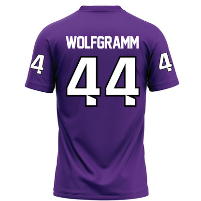 Tarleton State - NCAA Football : Vililami Wolfgramm - Purple Football Jersey