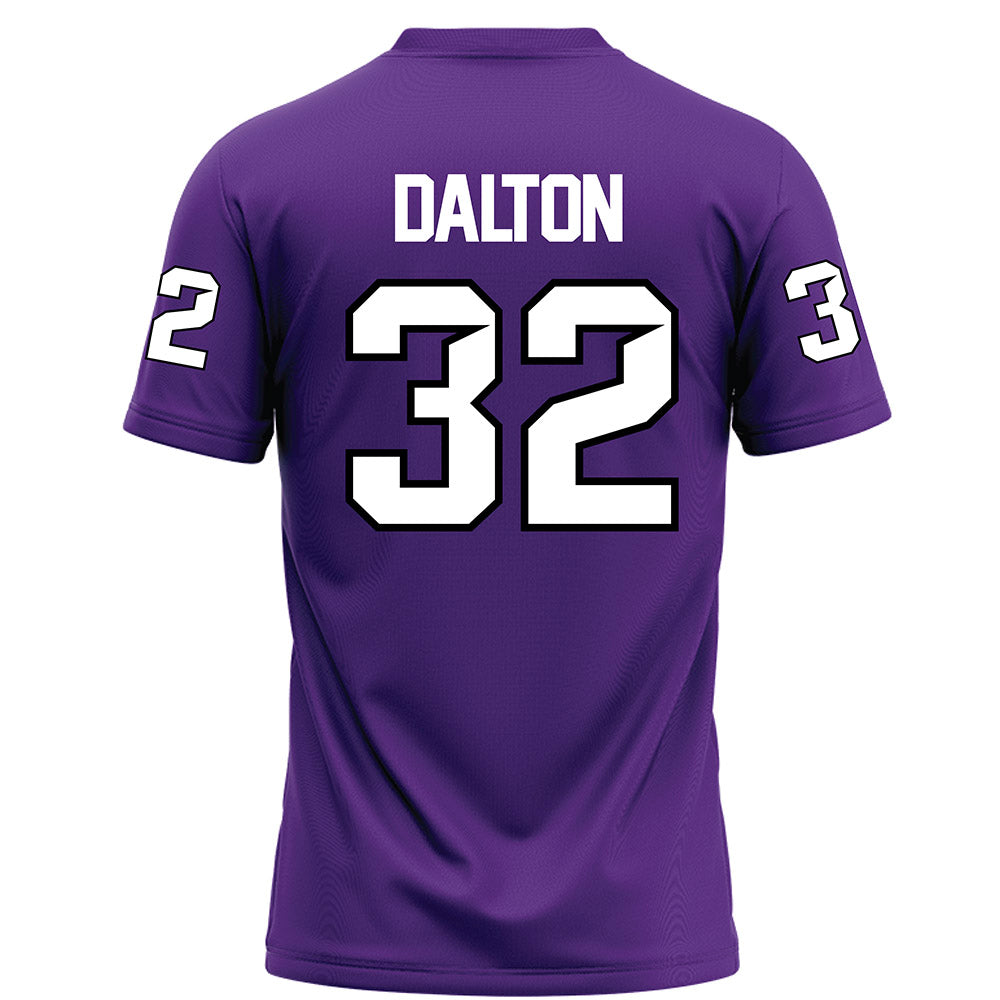 Tarleton State - NCAA Football : Kristian Dalton - Purple Football Jersey