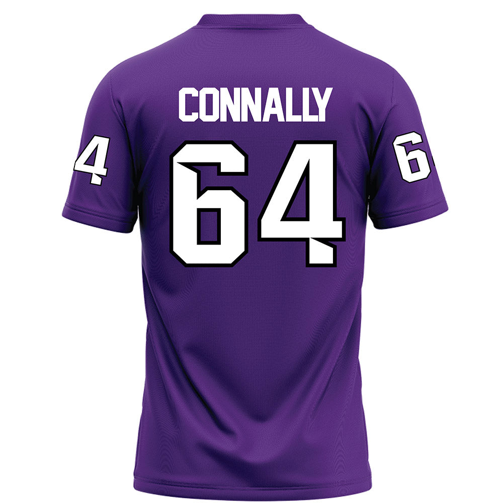 Tarleton State - NCAA Football : Rikter Connally - Purple Football Jersey-1