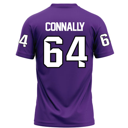 Tarleton State - NCAA Football : Rikter Connally - Purple Football Jersey-1