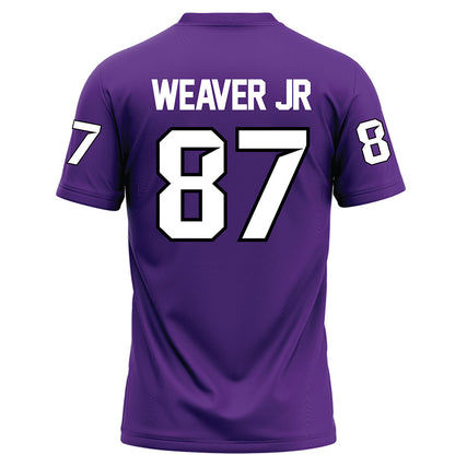 Tarleton State - NCAA Football : Rodrick Weaver Jr - Purple Football Jersey
