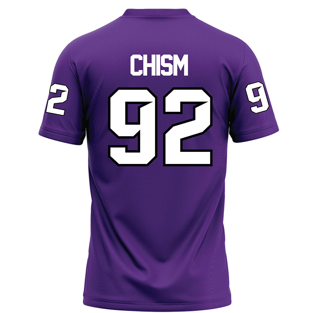 Tarleton State - NCAA Football : Tramaine Chism - Purple Football Jersey