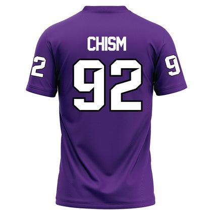 Tarleton State - NCAA Football : Tramaine Chism - Purple Football Jersey