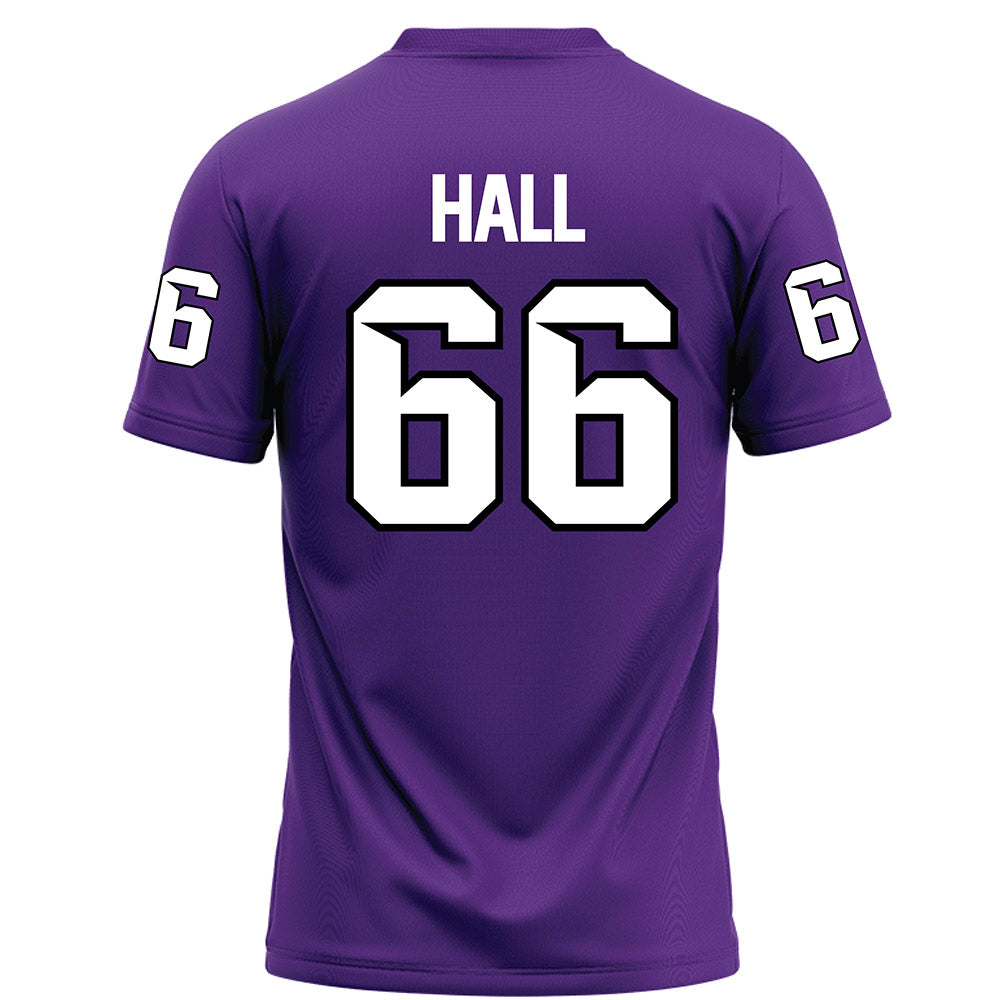 Tarleton State - NCAA Football : Jake Hall - Purple Football Jersey