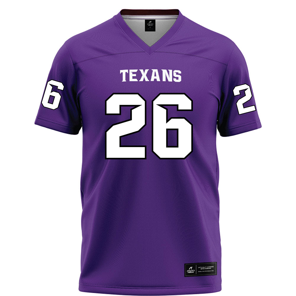Tarleton State - NCAA Football : Brandon Tolvert - Purple Football Jersey-0