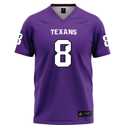 Tarleton State - NCAA Football : Braelon Bridges - Purple Football Jersey-0