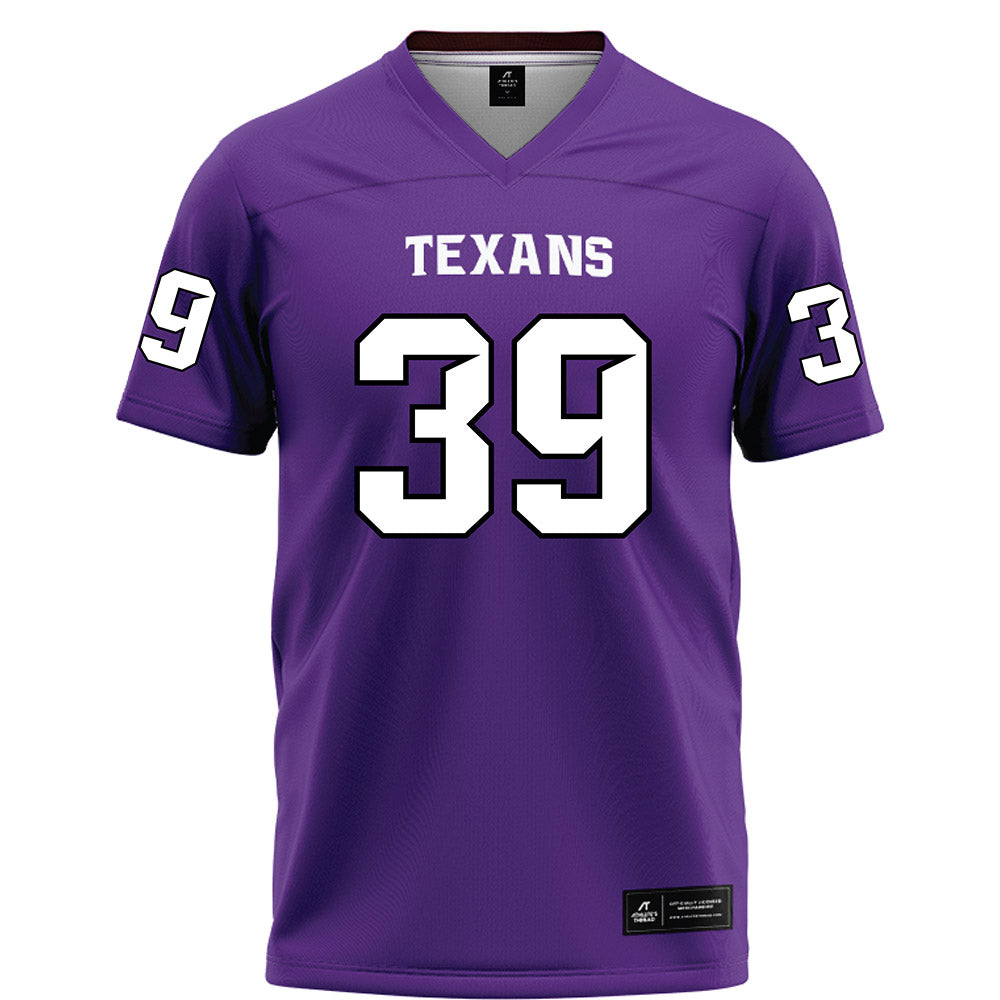 Tarleton State - NCAA Football : Deangelo Rosemond - Purple Football Jersey-0