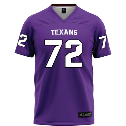 Tarleton State - NCAA Football : Alec Ambrosia - Purple Football Jersey-0
