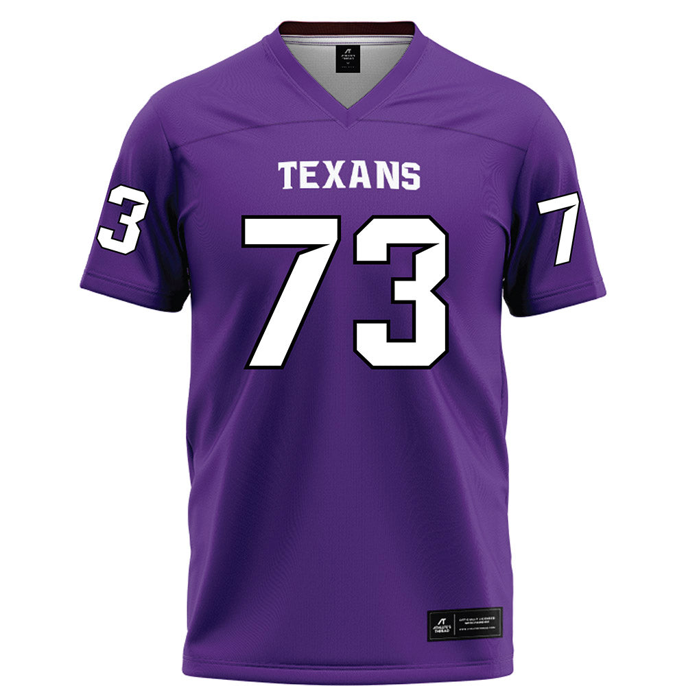 Tarleton State - NCAA Football : Rowdy Garza - Purple Football Jersey